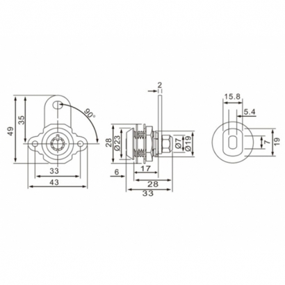 FR-071 Cam Locks (17mm)2