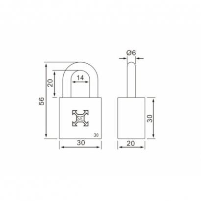 FR-04 Pad Locks (30mm)2